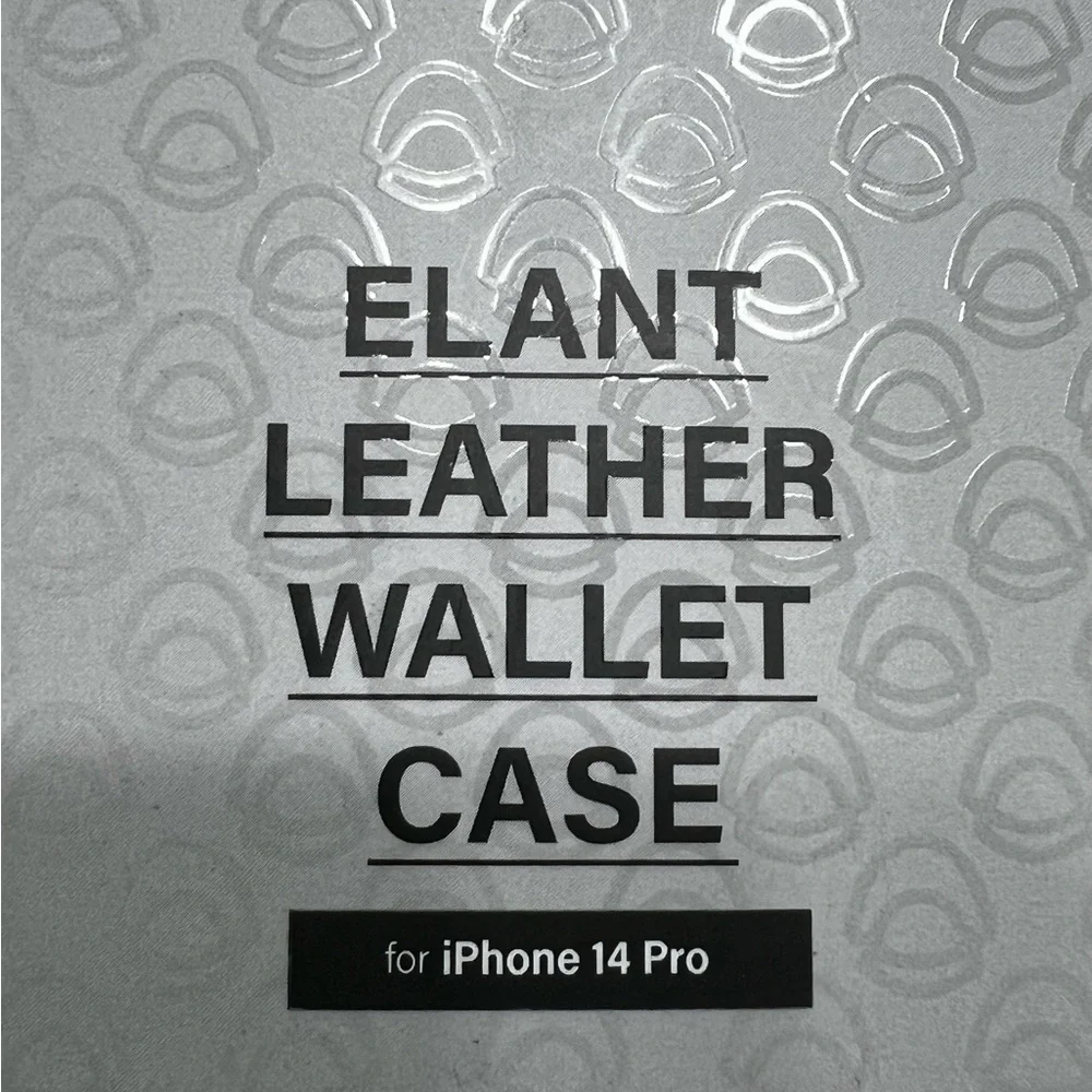 ELANT LEATHER CASE WITH DETACHABLE CARD WALLET for iPhone 14 Pro